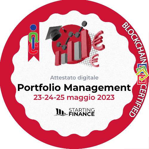 Masterclass Portfolio Management | Starter | Streaming | 23-24-25 maggio 2023
